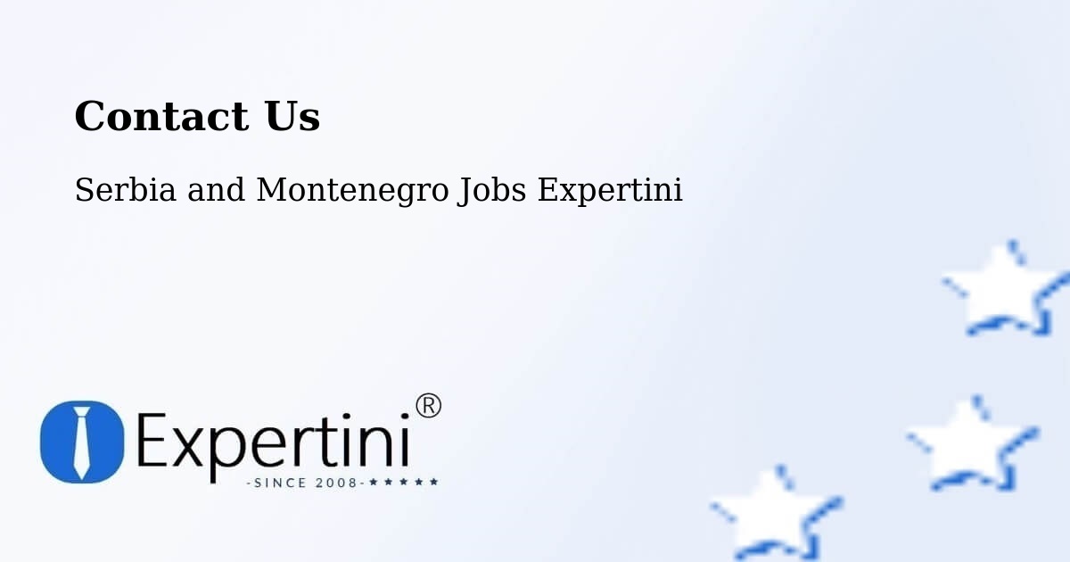 Contact Expertini – Calmar - Serbia and Montenegro Jobs Expertini