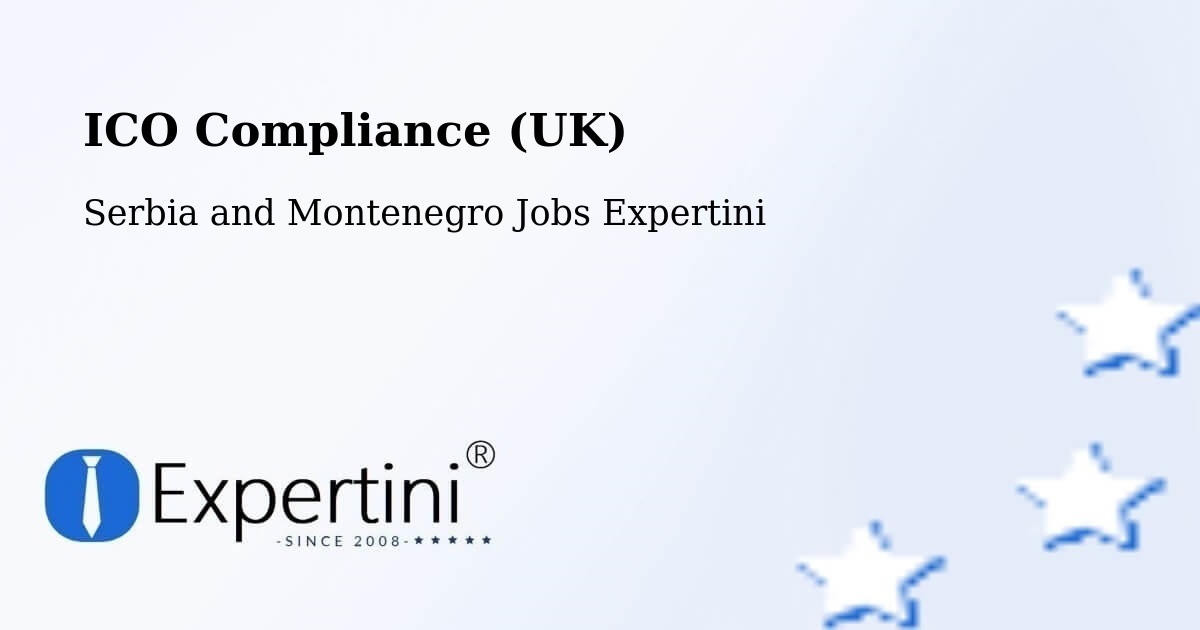 UK Data Protection & ICO Compliance – Calmar - Serbia and Montenegro Jobs Expertini
