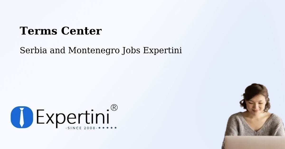Terms of Service – Calmar - Serbia and Montenegro Jobs Expertini